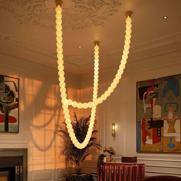 Halti Necklace Acrylic Chandelier - Vakkerlight