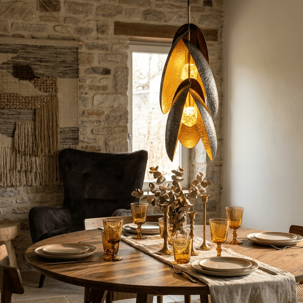 Hammered Pendant Lamp - Vakkerlight