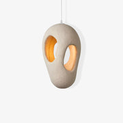 Hand - Built White Pendant Lamp - Vakkerlight