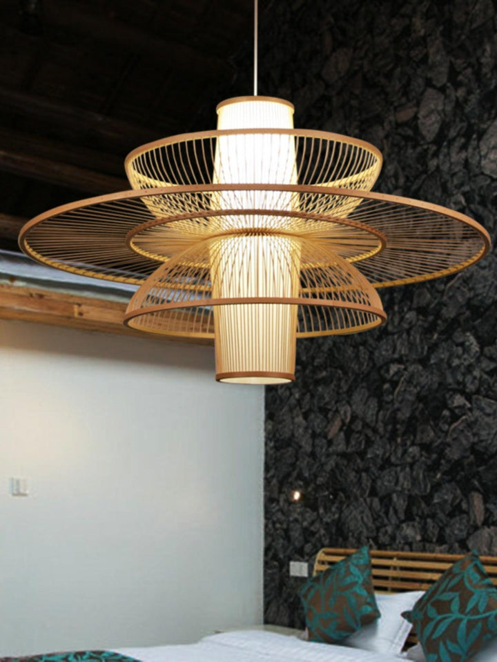 Handmade Sigyn Bamboo Pendant Lamp - Vakkerlight