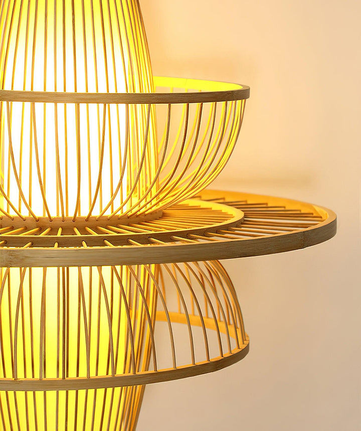 Handmade Sigyn Bamboo Pendant Lamp - Vakkerlight