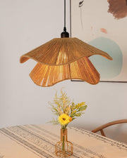 Handmade Straw Hat Pendant Lamp - Vakkerlight