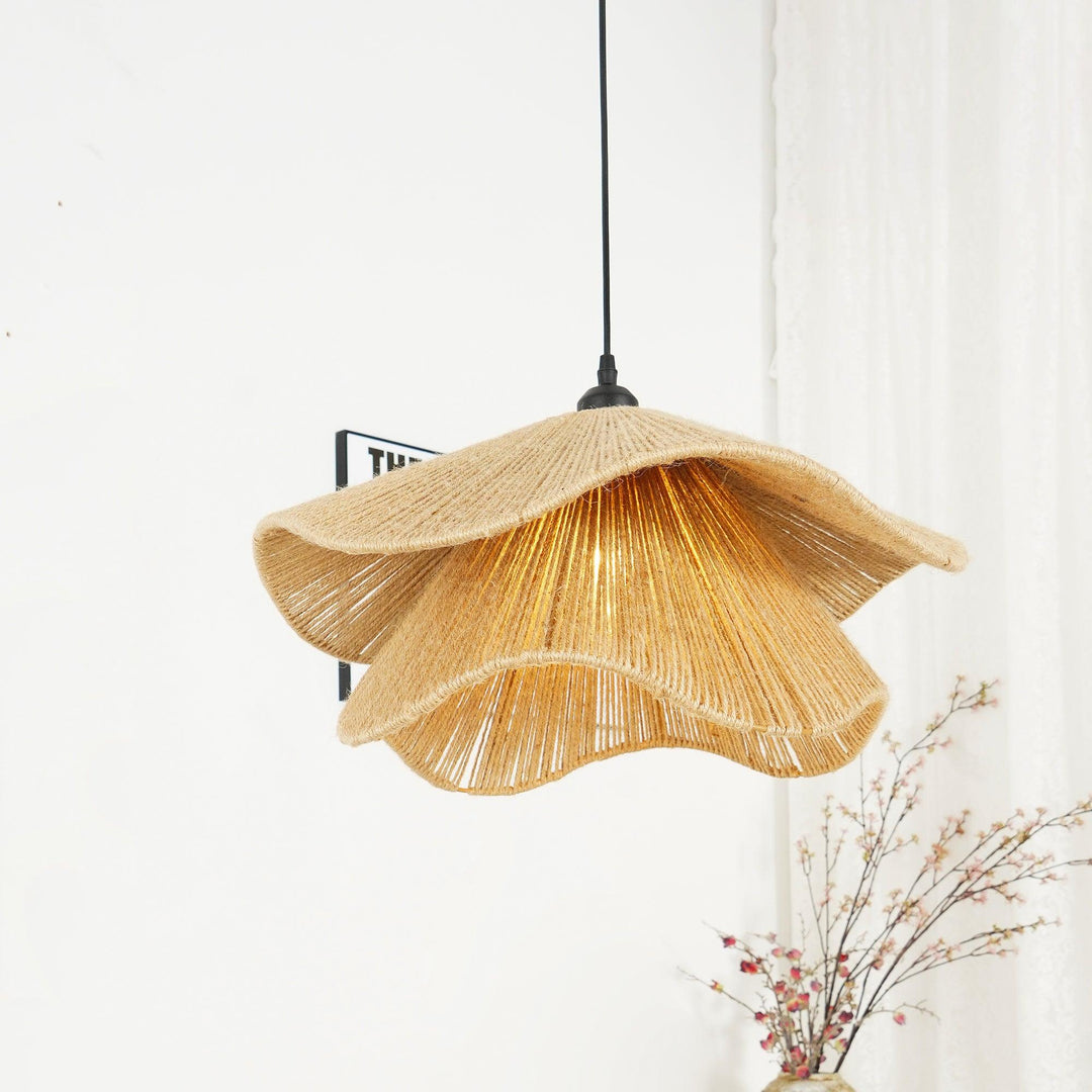 Handmade Straw Hat Pendant Lamp - Vakkerlight