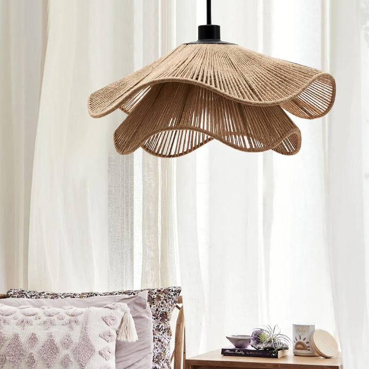 Handmade Straw Hat Pendant Lamp - Vakkerlight