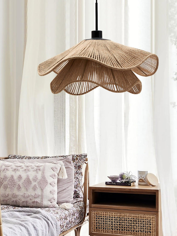 Handmade Straw Hat Pendant Lamp - Vakkerlight