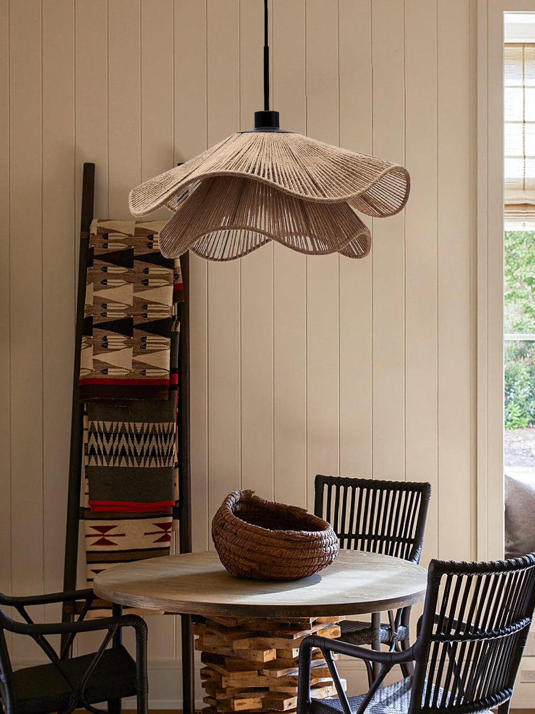 Handmade Straw Hat Pendant Lamp - Vakkerlight