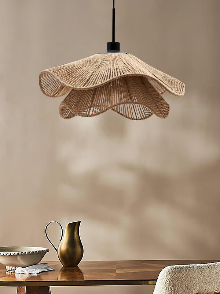 Handmade Straw Hat Pendant Lamp - Vakkerlight