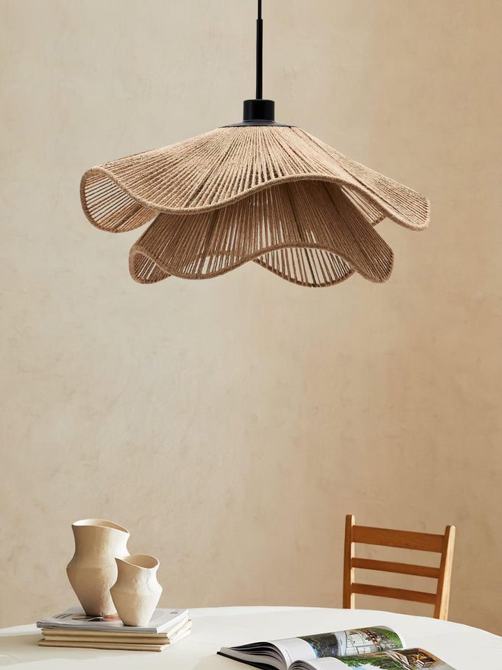 Handmade Straw Hat Pendant Lamp - Vakkerlight