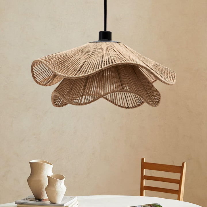 Handmade Straw Hat Pendant Lamp - Vakkerlight