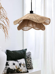 Handmade Straw Hat Pendant Lamp - Vakkerlight