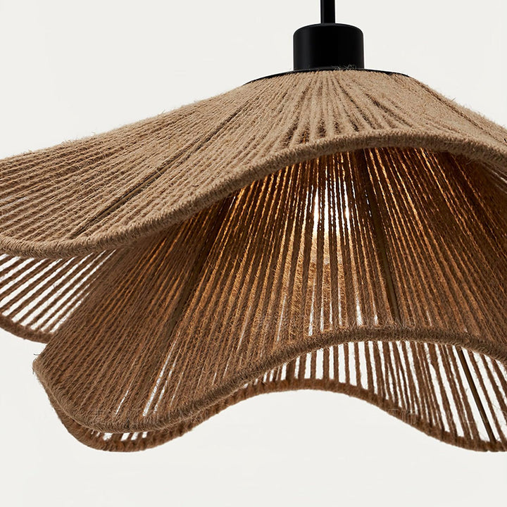 Handmade Straw Hat Pendant Lamp - Vakkerlight