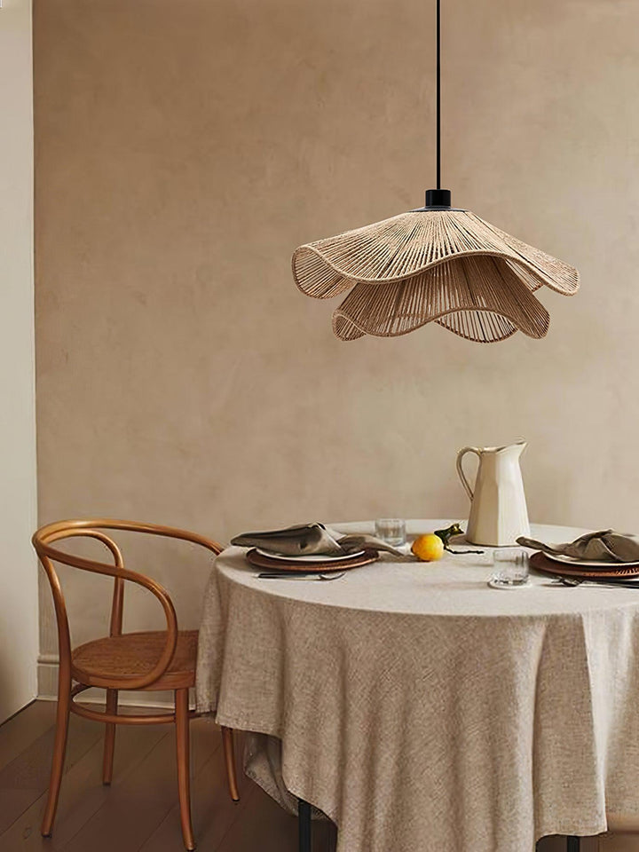 Handmade Straw Hat Pendant Lamp - Vakkerlight