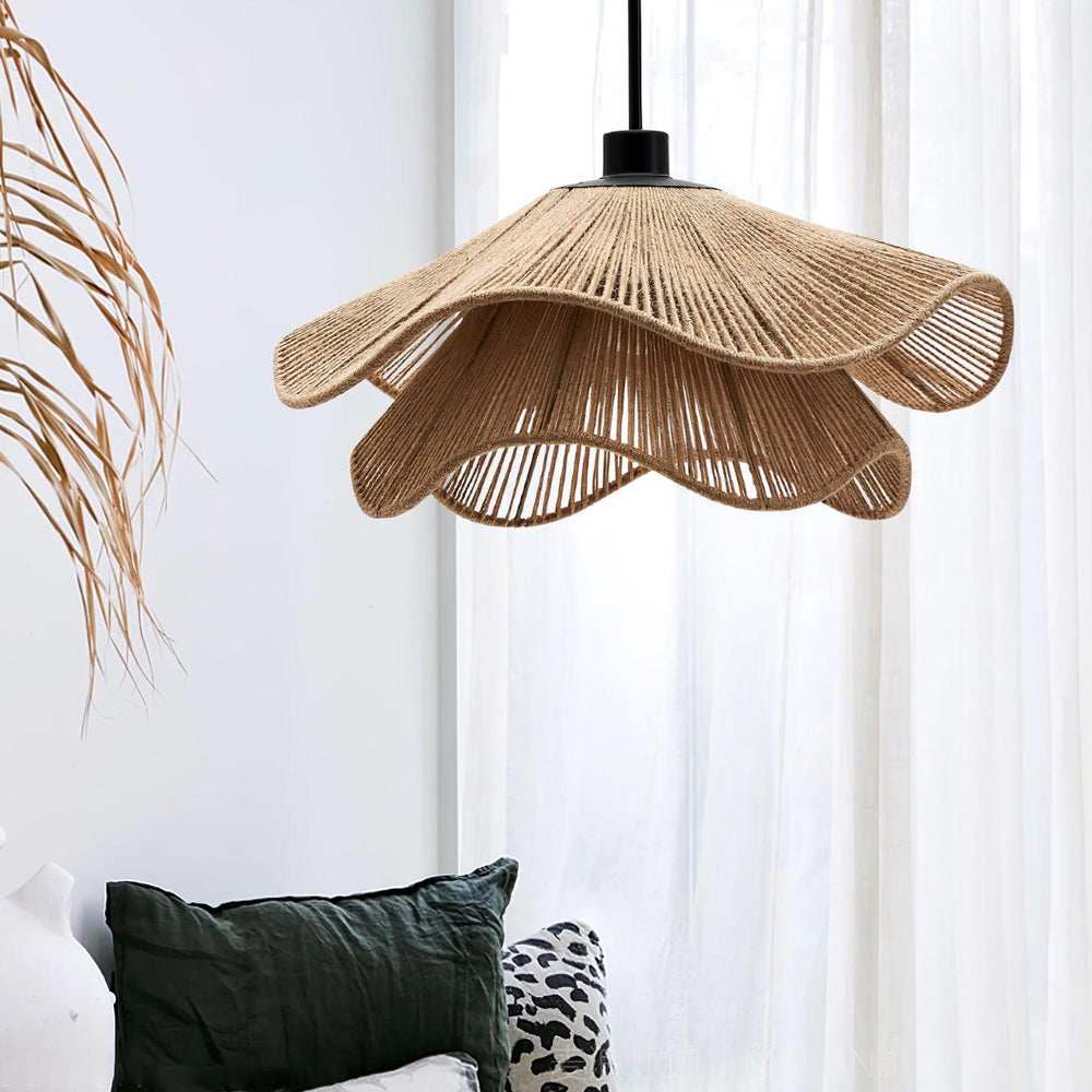 Handmade Straw Hat Pendant Lamp - Vakkerlight