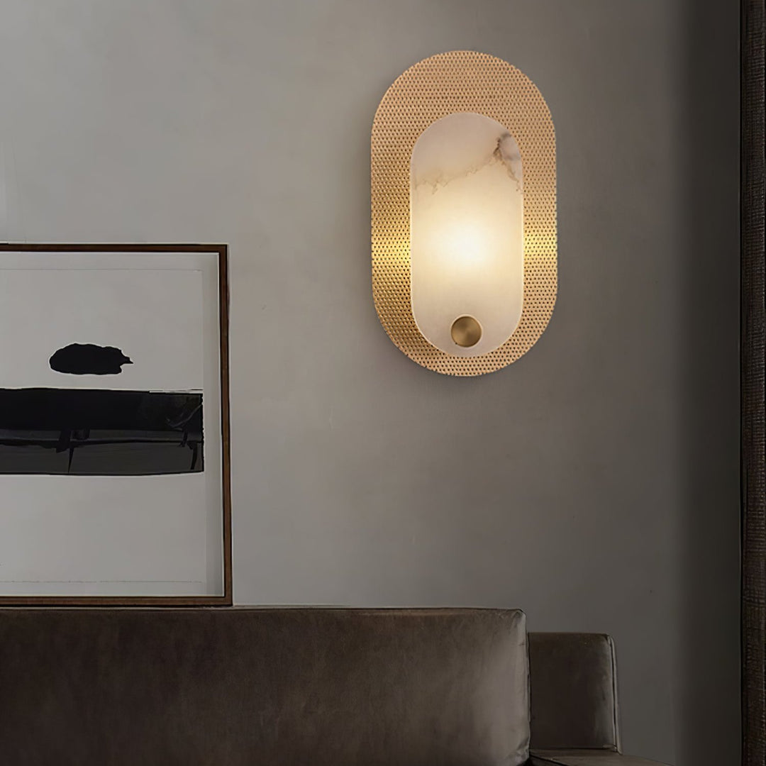 Harlan Alabaster Wall Light - Vakkerlight