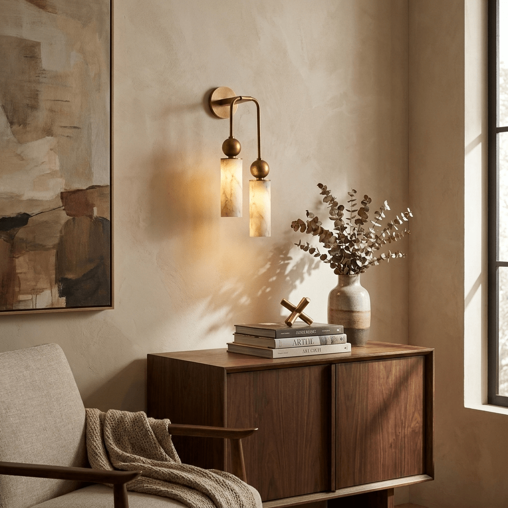 Harlin Alabaster Wall Lamp - Vakkerlight