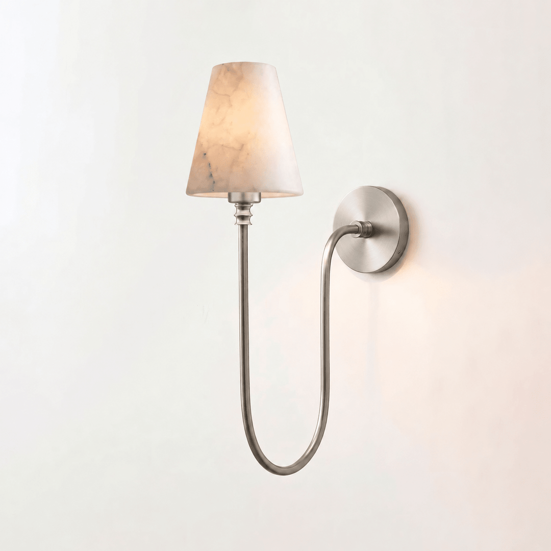 Harlow Alabaster Cone Sconce - Vakkerlight