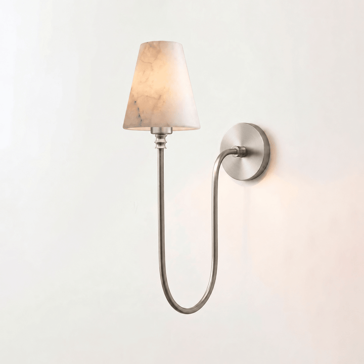 Harlow Alabaster Cone Sconce - Vakkerlight