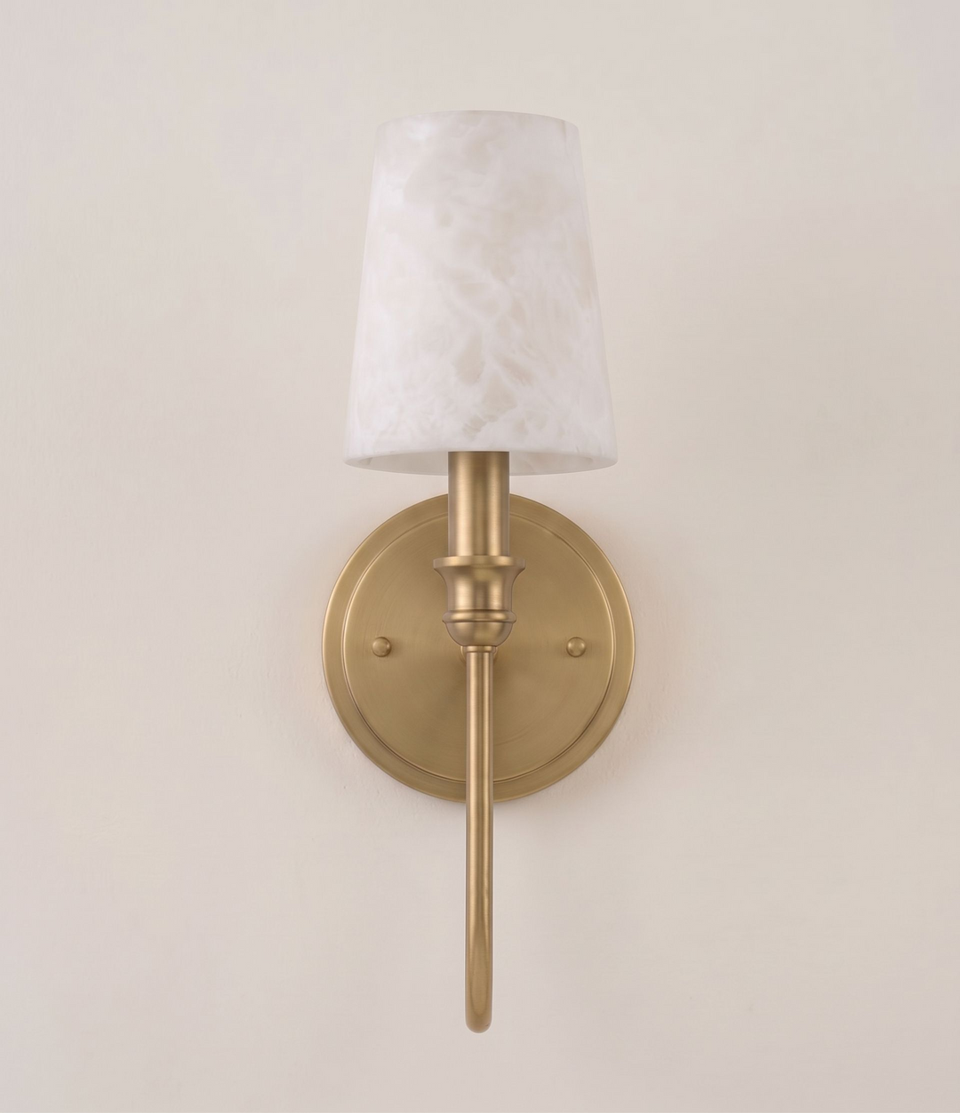Harp Alabaster Wall Sconce