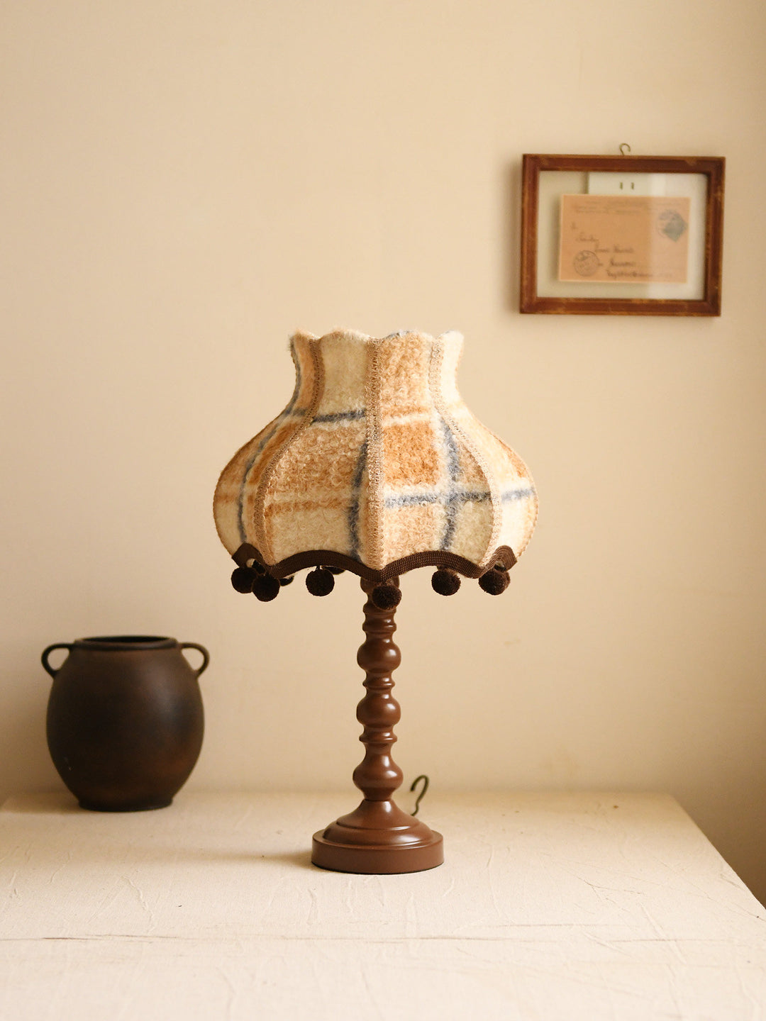 Hartley Check Table Lamp