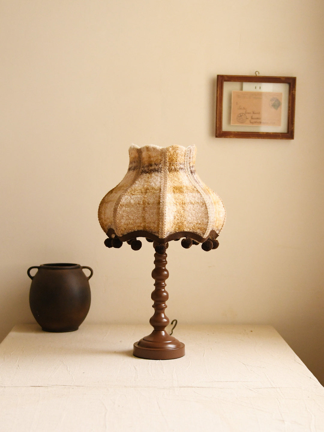 Hartley Check Table Lamp