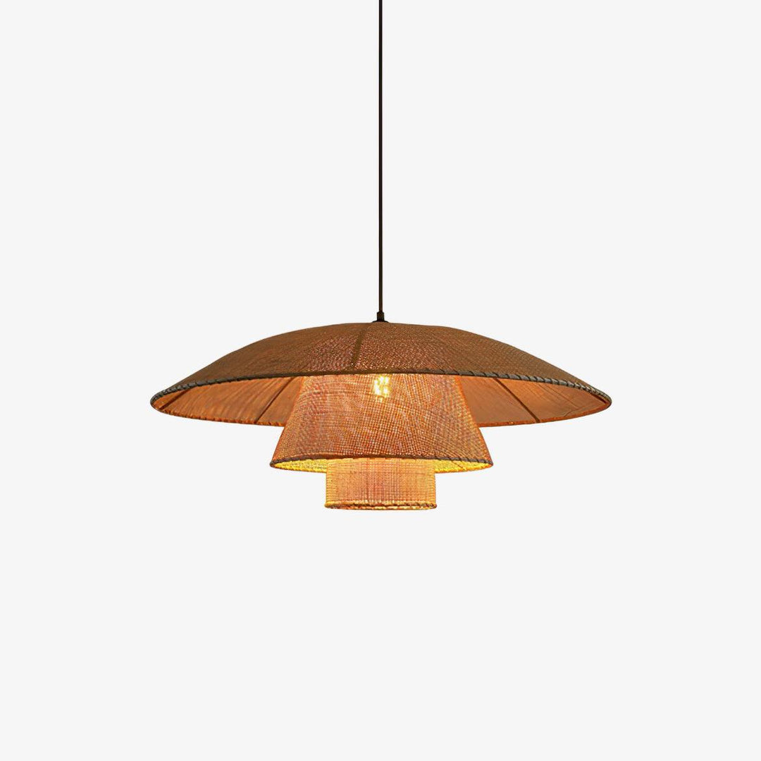 Hat Weave Rattan Pendant Lamp - Vakkerlight