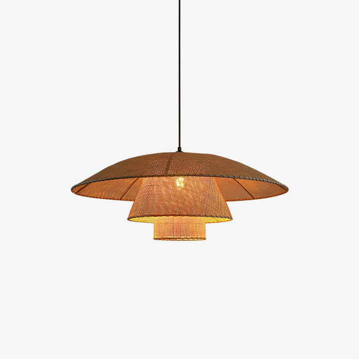 Hat Weave Rattan Pendant Lamp - Vakkerlight