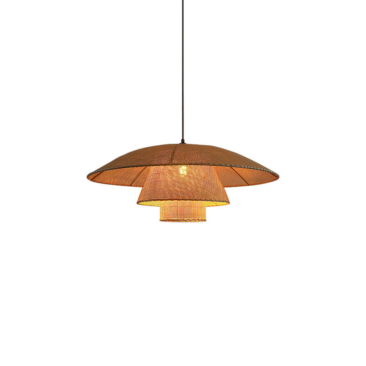 Hat Weave Rattan Pendant Lamp - Vakkerlight