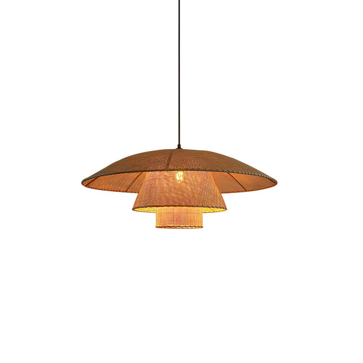 Hat Weave Rattan Pendant Lamp - Vakkerlight