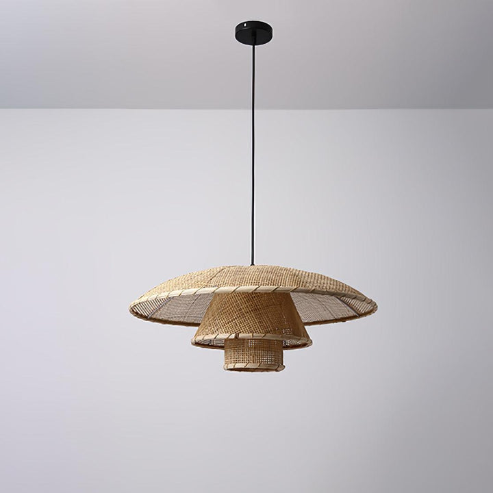 Hat Weave Rattan Pendant Lamp - Vakkerlight