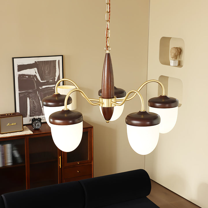 Hazelnut Branch Chandelier