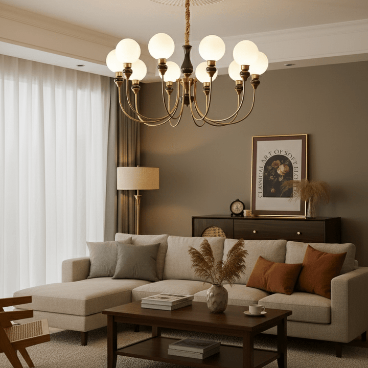 Helena Curve Chandelier - Vakkerlight