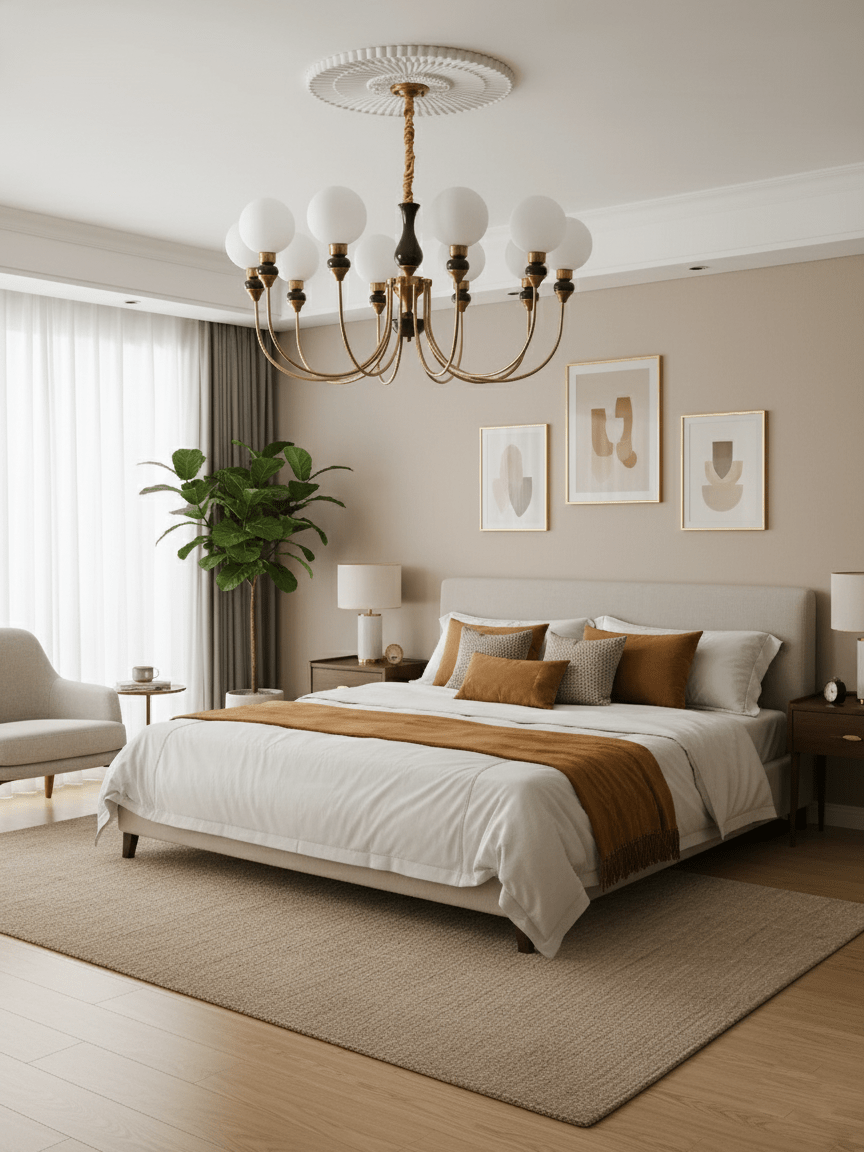 Helena Curve Chandelier - Vakkerlight