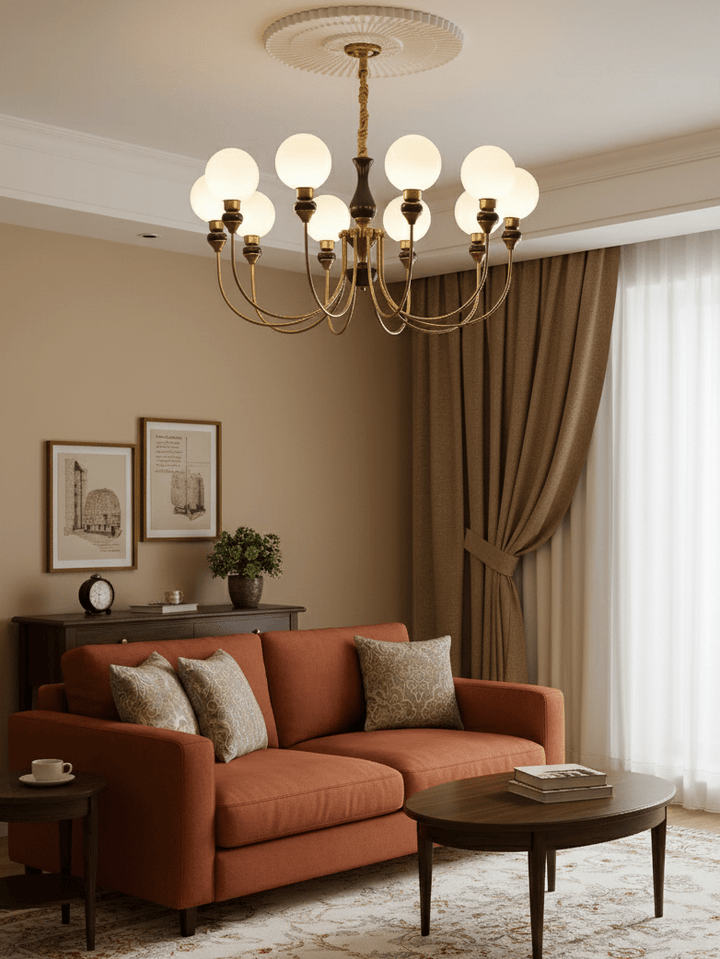 Helena Curve Chandelier - Vakkerlight