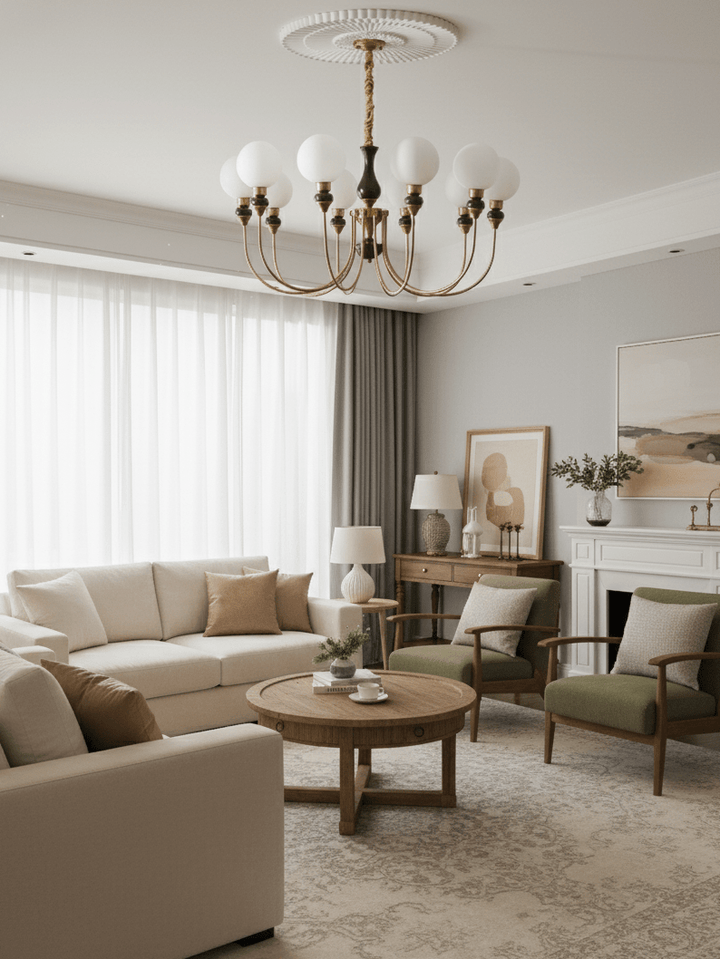 Helena Curve Chandelier - Vakkerlight