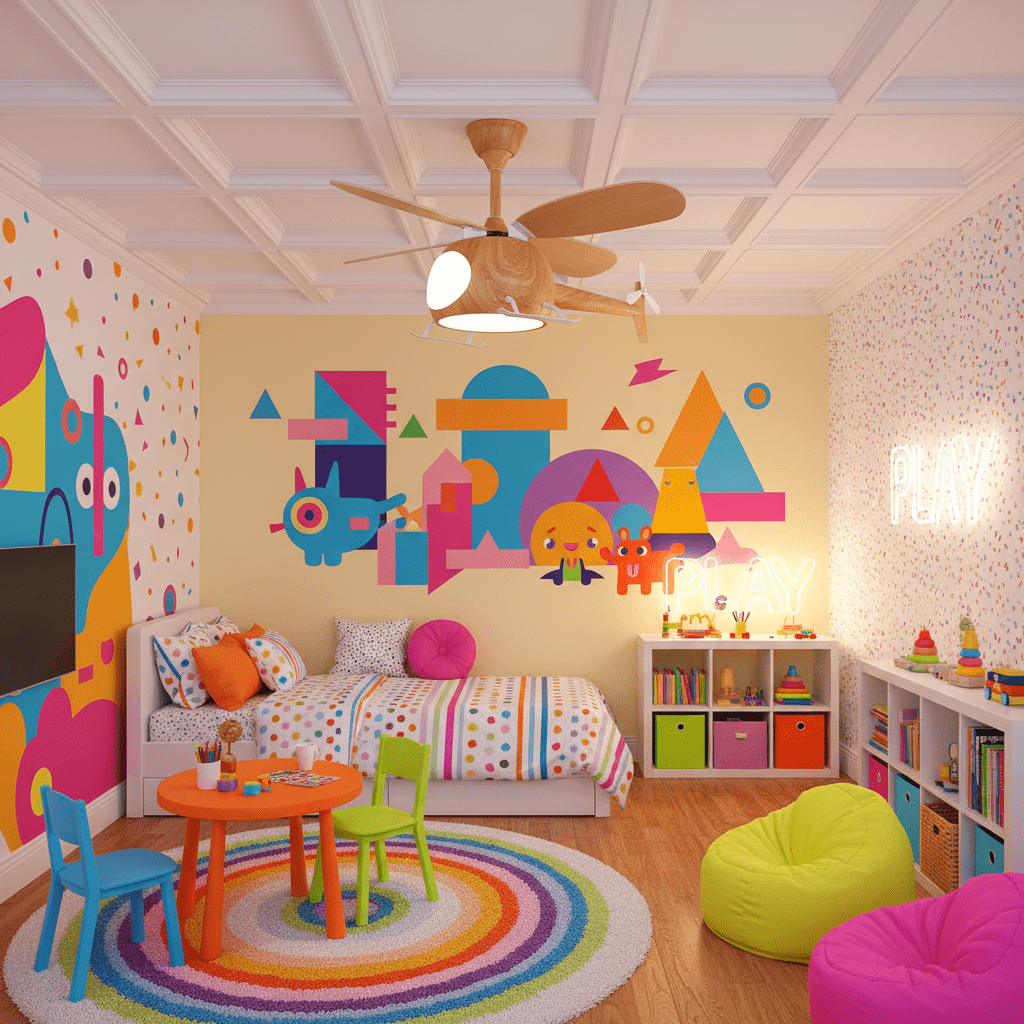 Heli Breeze Kids Ceiling Fan Light - Vakkerlight