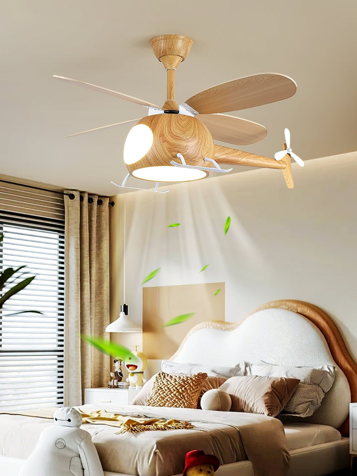 Heli Breeze Kids Ceiling Fan Light - Vakkerlight