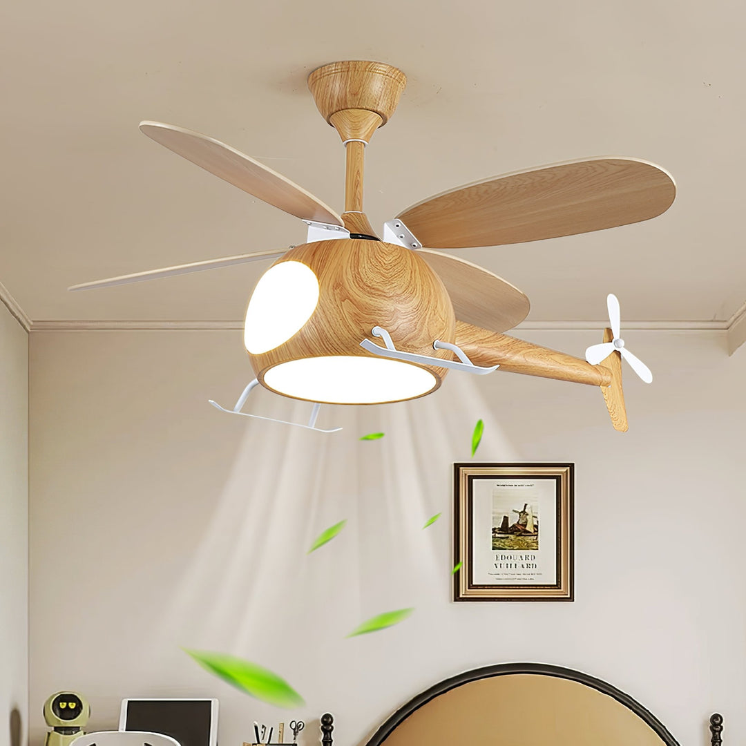 Heli Breeze Kids Ceiling Fan Light - Vakkerlight