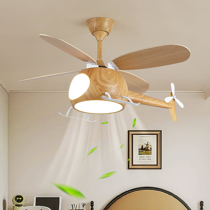 Heli Breeze Kids Ceiling Fan Light - Vakkerlight