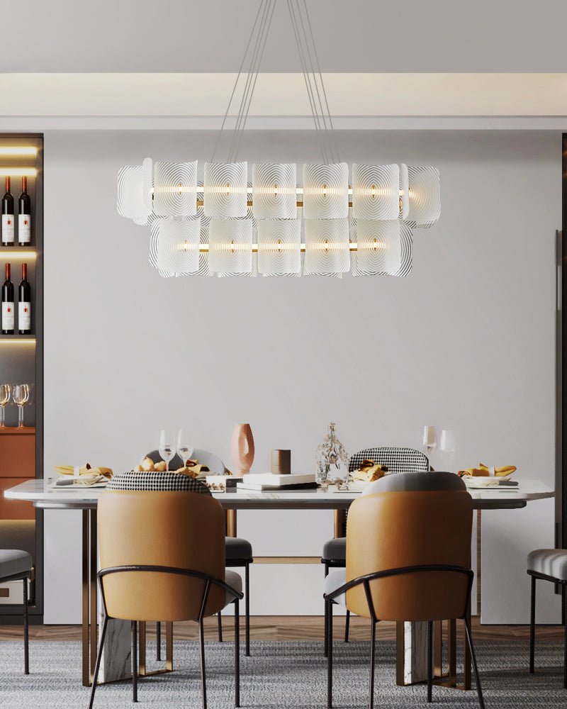 Helios Rectangle Pendant Lamp - Vakkerlight