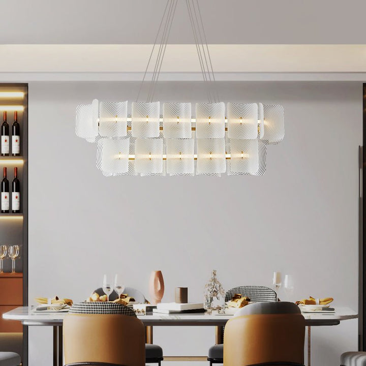 Helios Rectangle Pendant Lamp - Vakkerlight