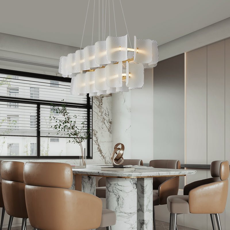 Helios Rectangle Pendant Lamp - Vakkerlight