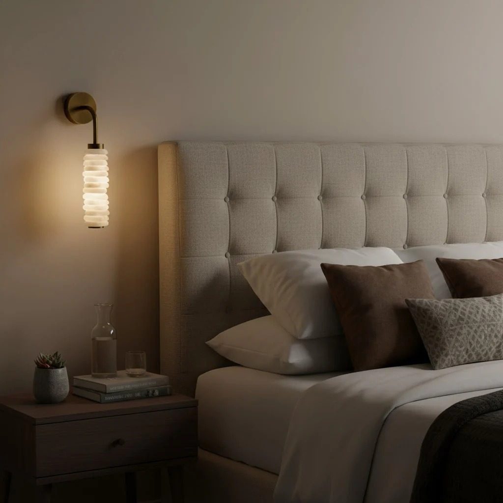 Helix Alabaster Wall Lamp - Vakkerlight