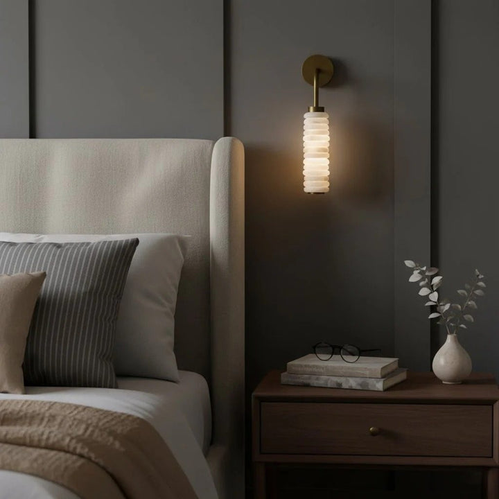 Helix Alabaster Wall Lamp - Vakkerlight