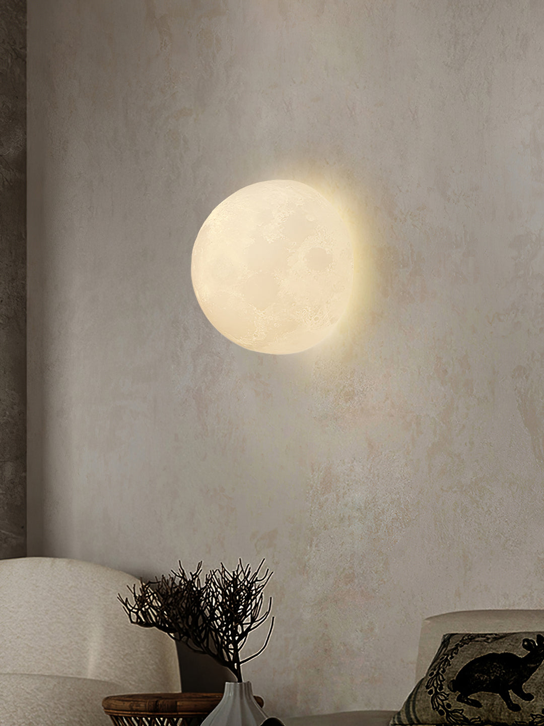 3D Moon Wall Lamp - Vakkerlight