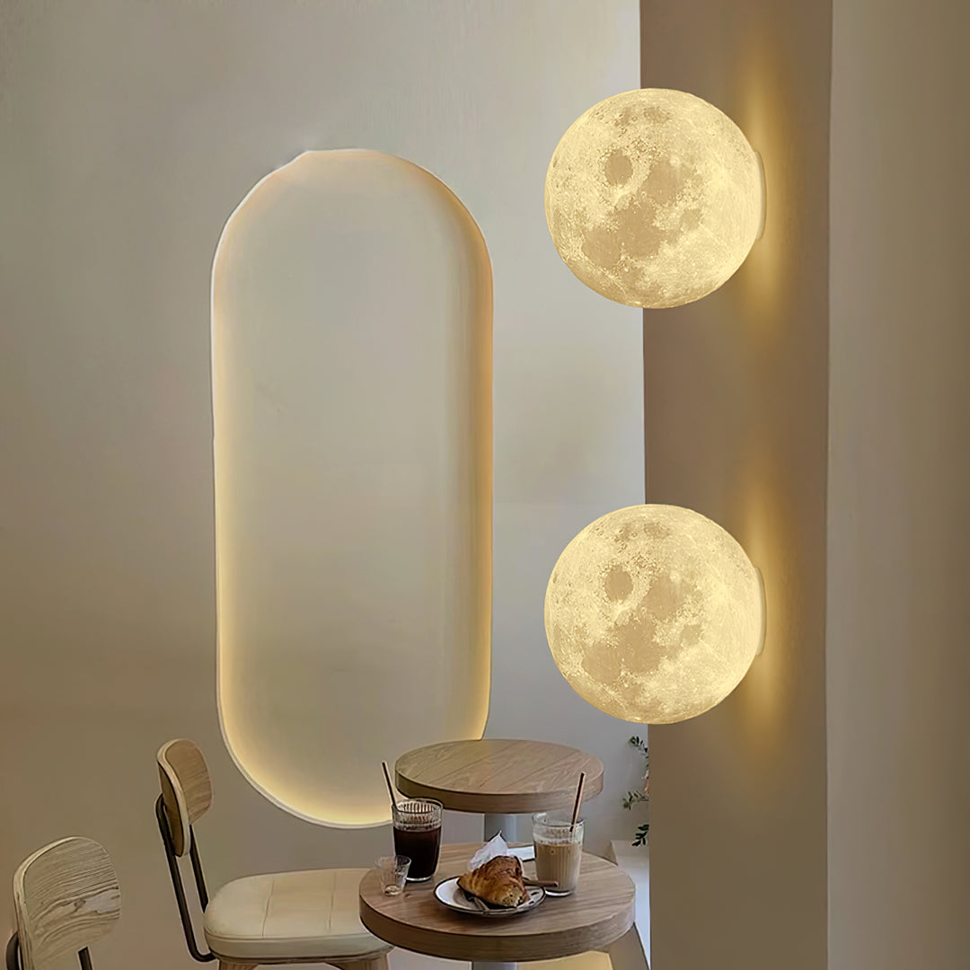 3D Moon Wall Lamp - Vakkerlight