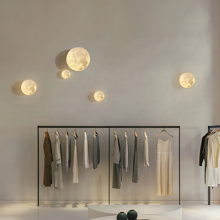 3D Moon Wall Lamp - Vakkerlight