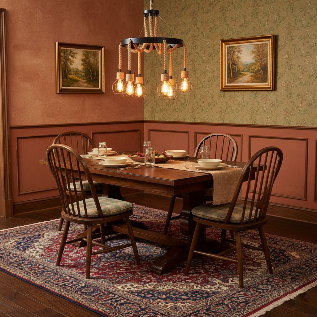 Hemp Rope Industrial Starfall Chandelier - Vakkerlight