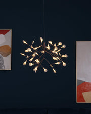 Rose Gold Firefly LED Chandelier - Vakkerlight