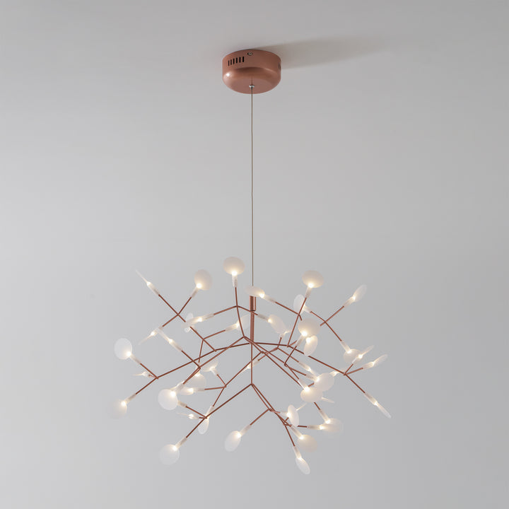 Rose Gold Firefly LED Chandelier - Vakkerlight