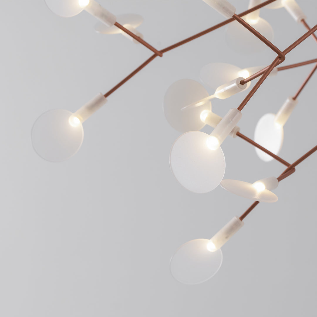 Rose Gold Firefly LED Chandelier - Vakkerlight